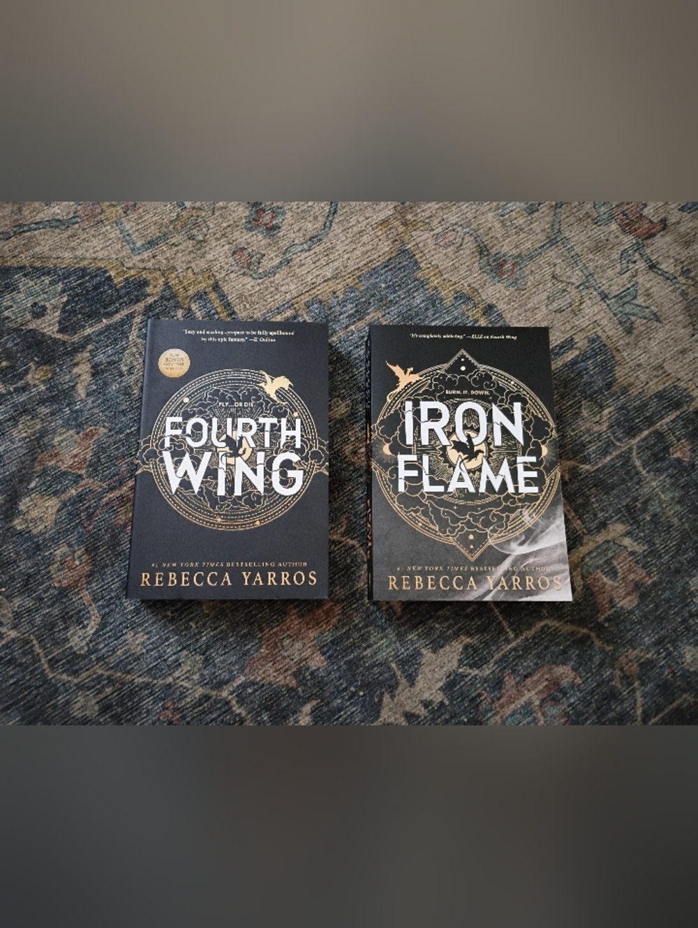 Fourth Wing And Iron Flame Set Of 2 Sprayed Edge Editions
